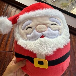 Squishmallows Santa Plush - Red, White, Black